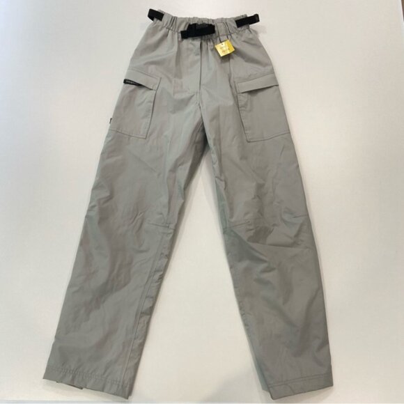 NWT WetSkins Waterproof Cargo Rain Pants Small Beige Hiking Outdoor Travel - Picture 7 of 13